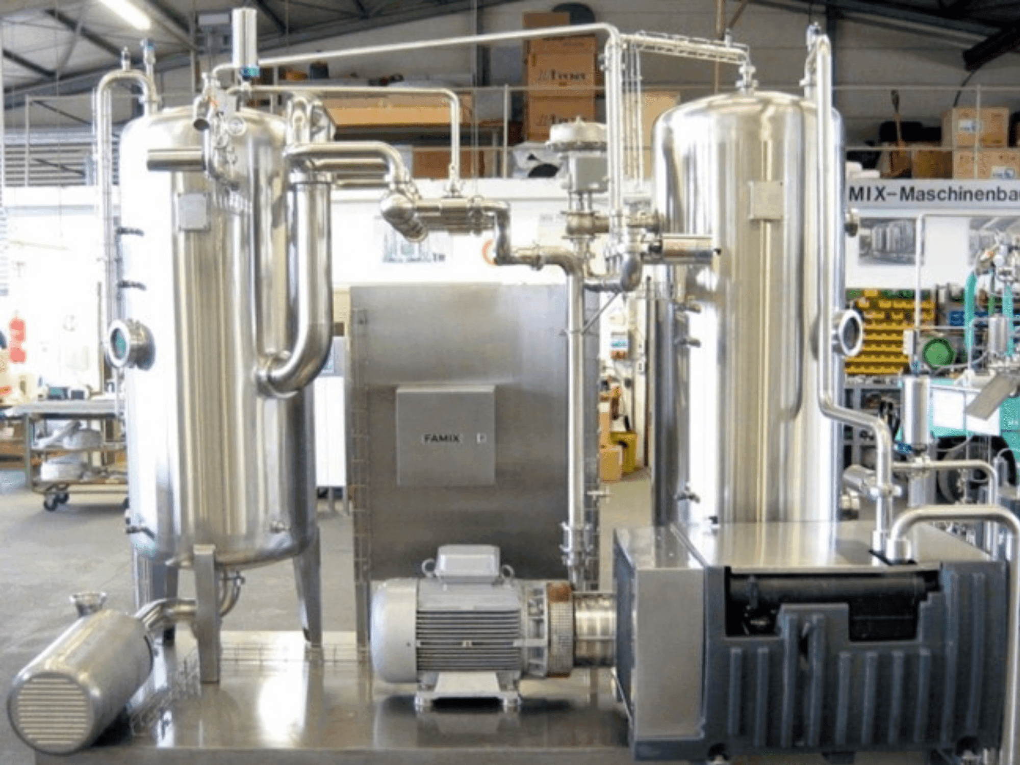 Side view of H. FALTERBAUM FAMIX-MASCHINENBAU GMBH FAMIX 50000 