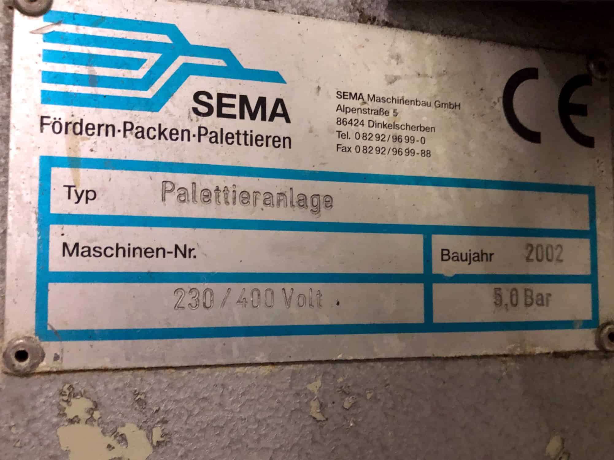 Nameplate of SEMA 5242-02 